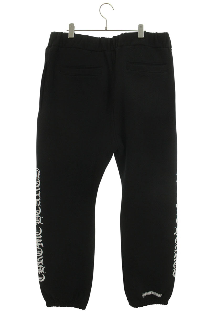 Chrome Hearts SWEAT PANTS Side Logo Print Sweatpants Size 36
