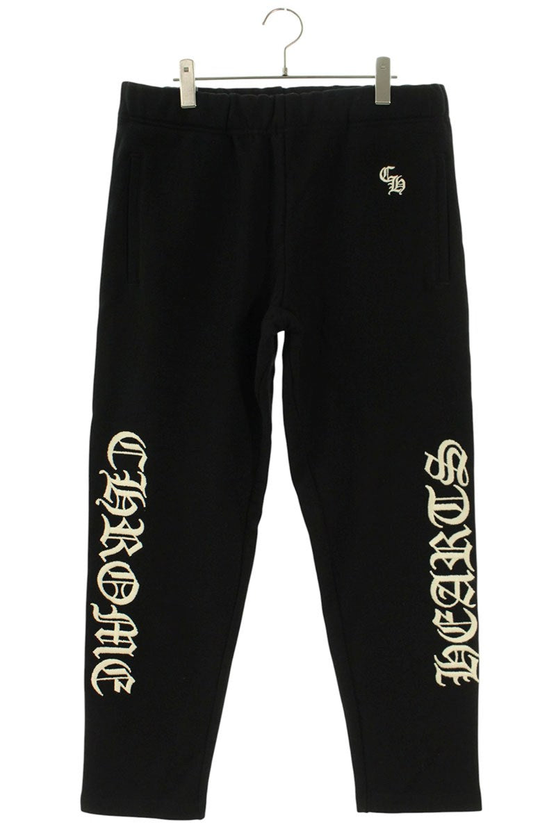 Chrome Hearts Y NOT SLO RIDE Logo Embroidered Black Size 32