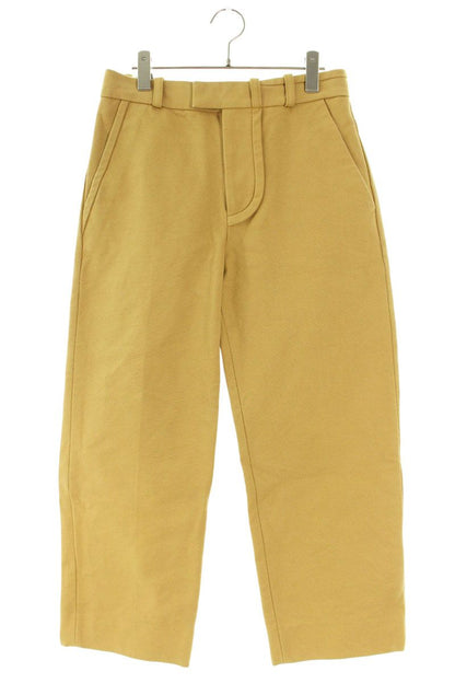 JACQUEMUS Yellow Cotton Trousers Size 32