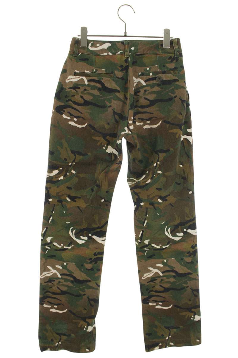 Heron Preston Camo Long Pants Green Size XS