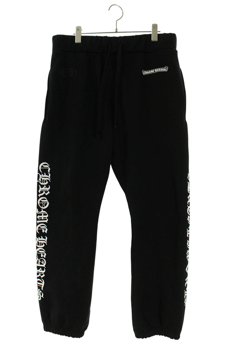 Chrome Hearts SWEAT PANTS Side Logo Print Sweatpants Size 32