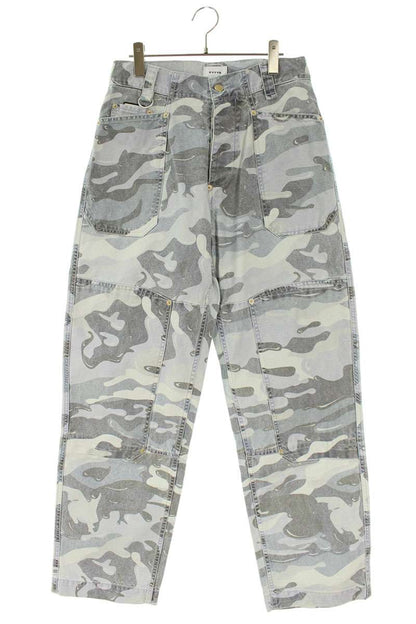 Eytys Gray Cotton Camo Painter Pants Size 28