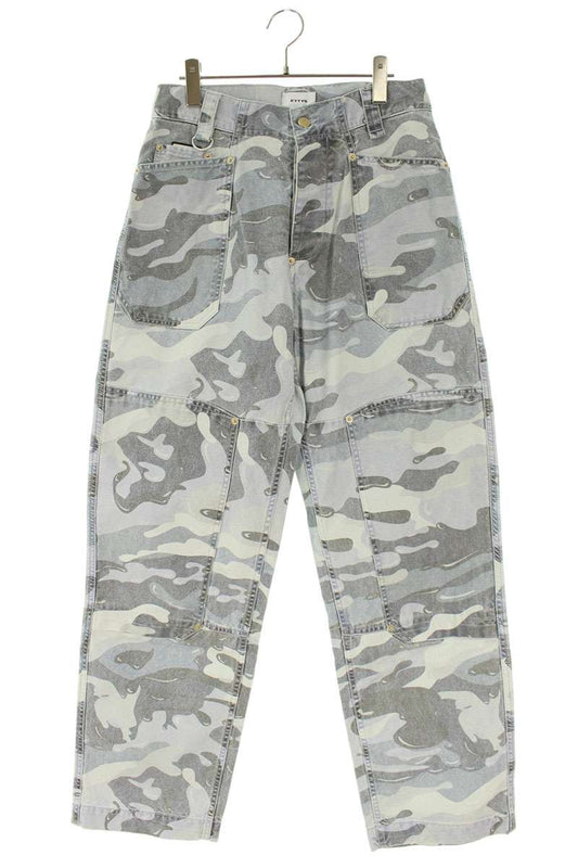 Eytys Gray Cotton Camo Painter Pants Size 28