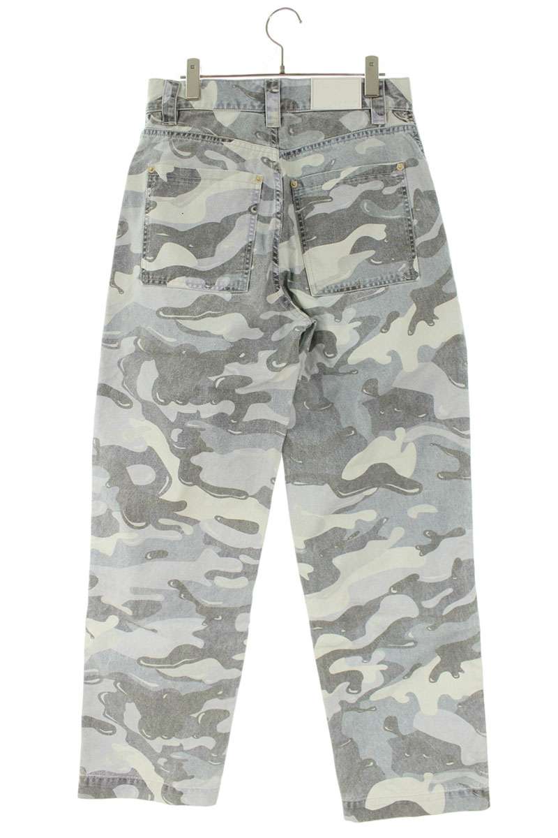 Eytys Gray Cotton Camo Painter Pants Size 28