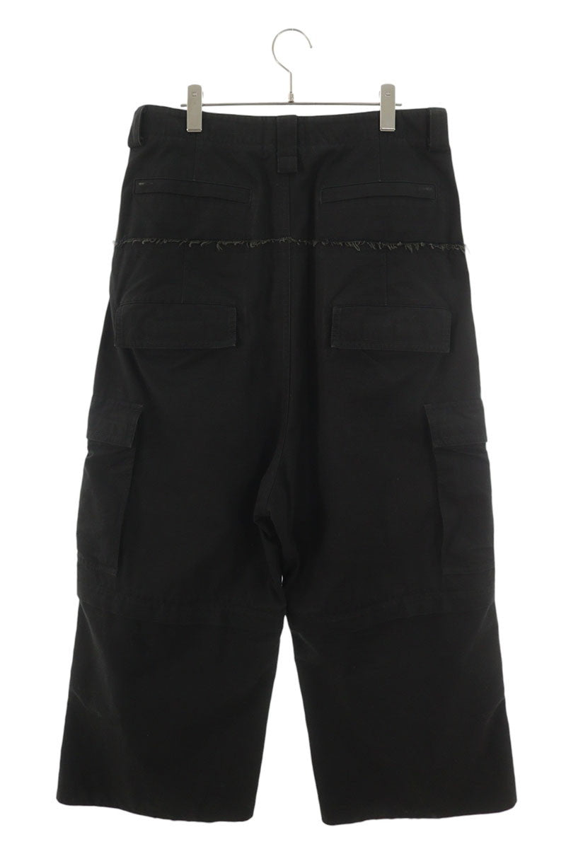 BALENCIAGA Cut-Up Cargo Baggy Pants Black Size 30