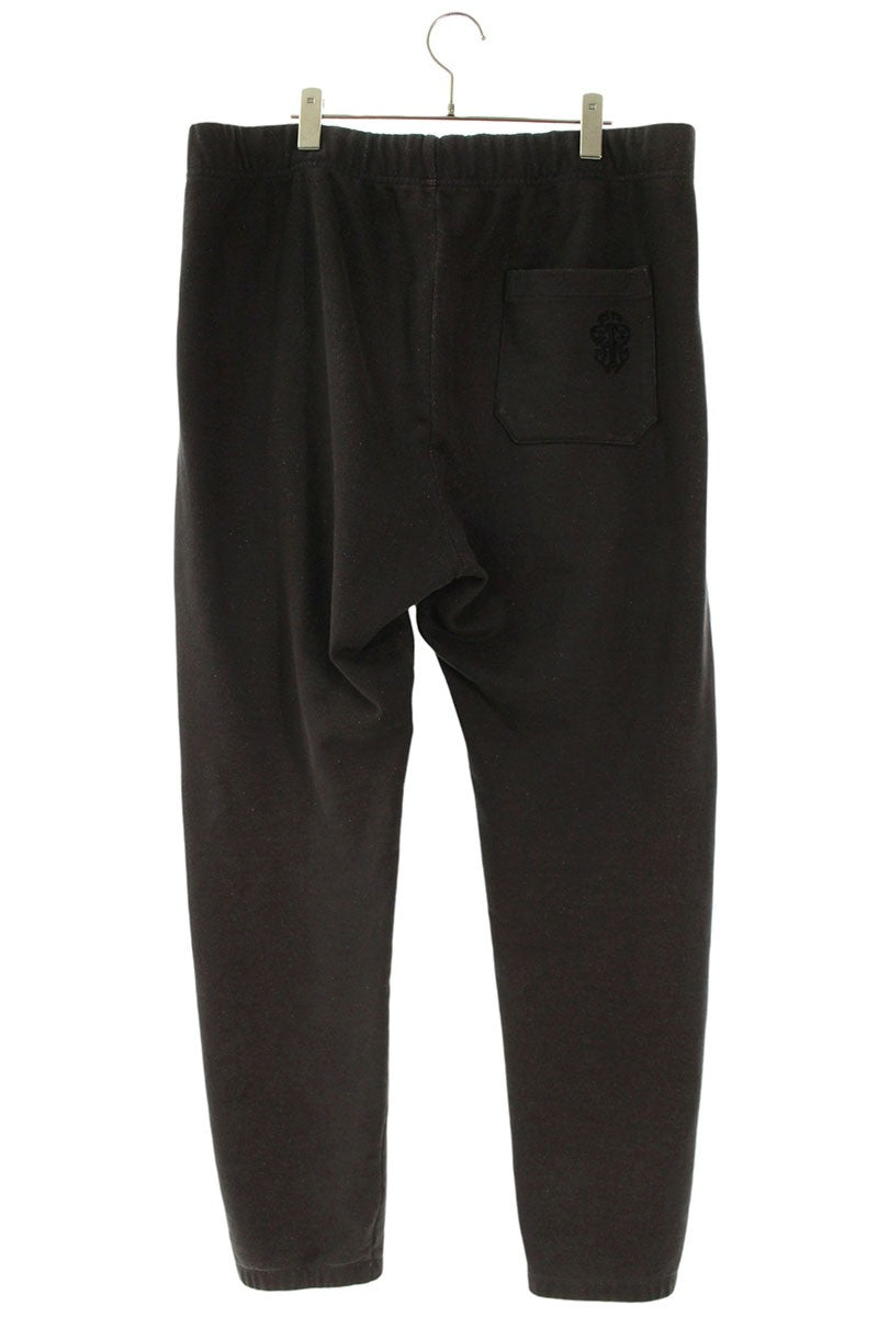 Chrome Hearts Y NOT Logo Embroidered Sweatpants Gray Size 36