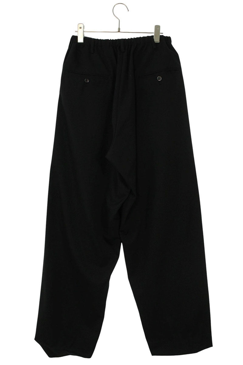 YOHJI YAMAMOTO POUR HOMME 04SS Wool Wide Long Pants Black Size 2