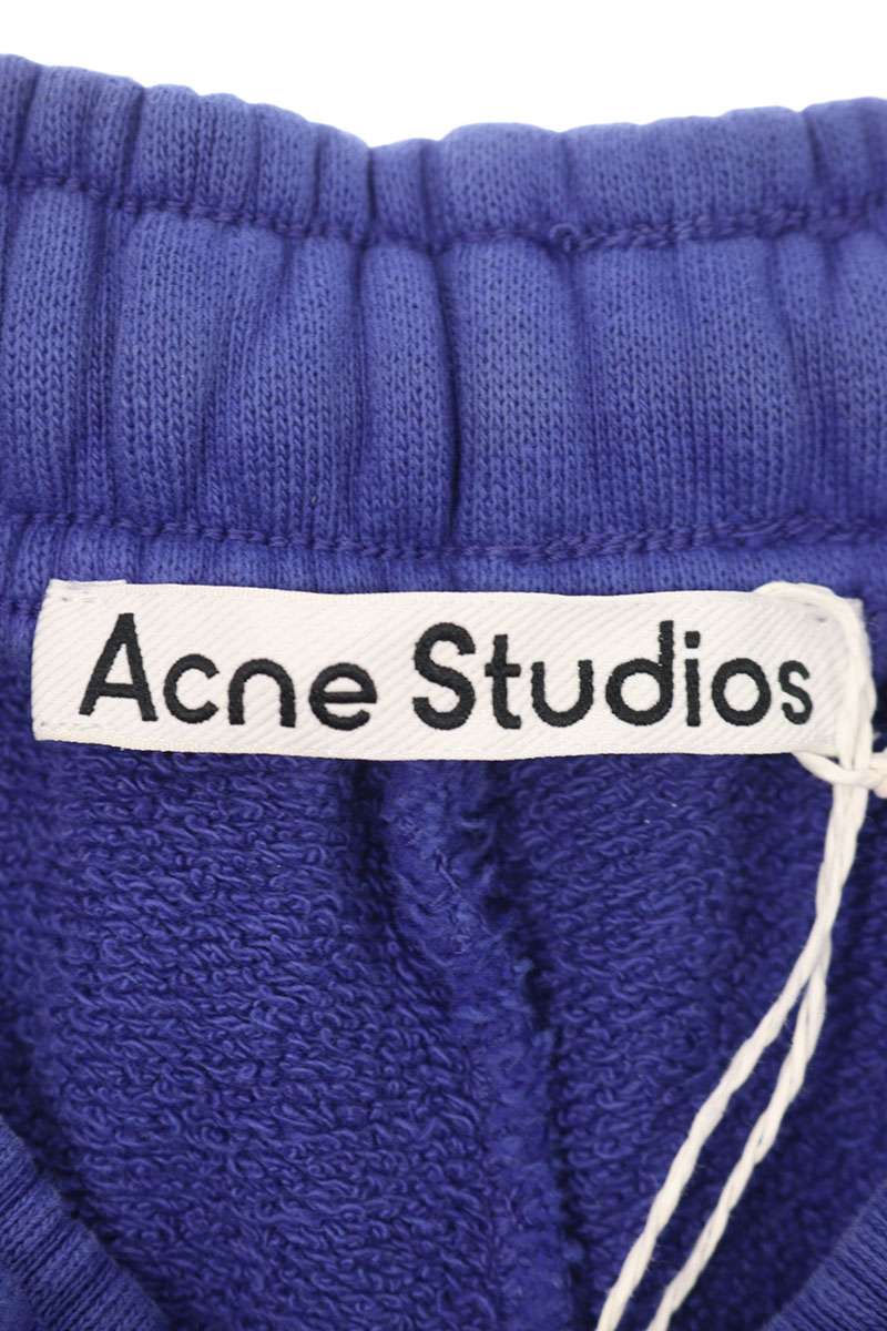 Acne Studios Logo Long Pants Blue Size M