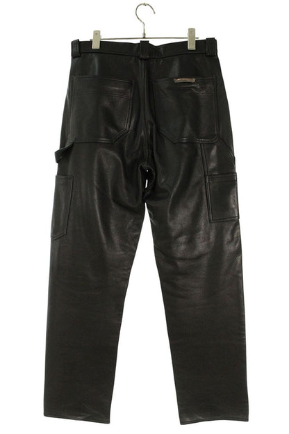 Chrome Hearts CARPENTER LTHR Flare Knee Pants Size 31