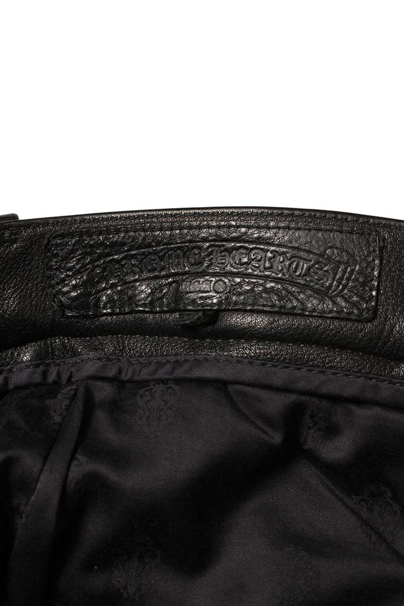 Chrome Hearts CARPENTER LTHR Flare Knee Pants Size 31