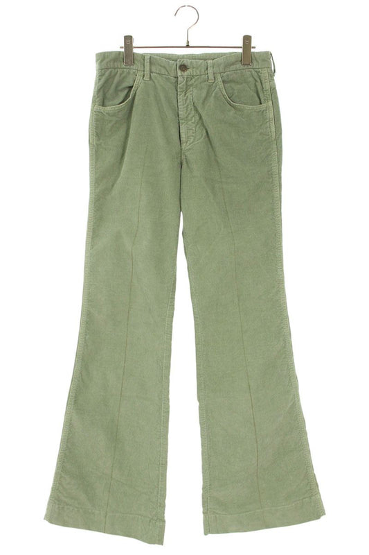 GUCCI Light Green Corduroy Flare Pants Size 32