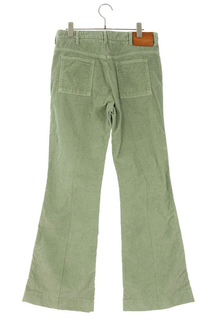 GUCCI Light Green Corduroy Flare Pants Size 32