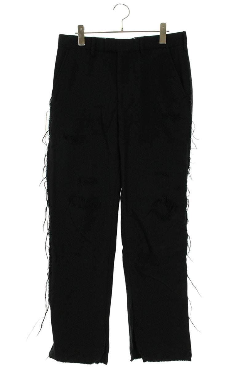 doublet 22SS Recycled Wool Distressed Trousers Size 32