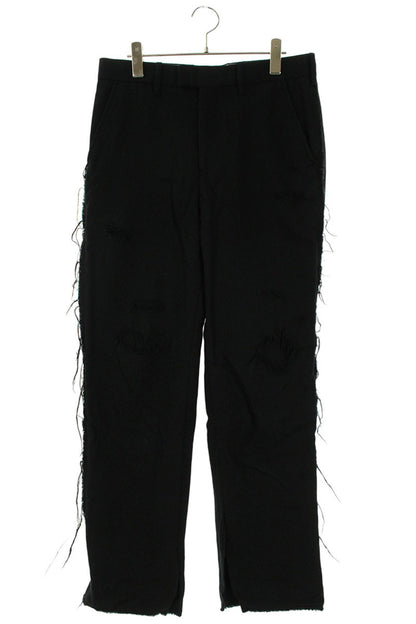 doublet 22SS Recycled Wool Distressed Trousers Size 32