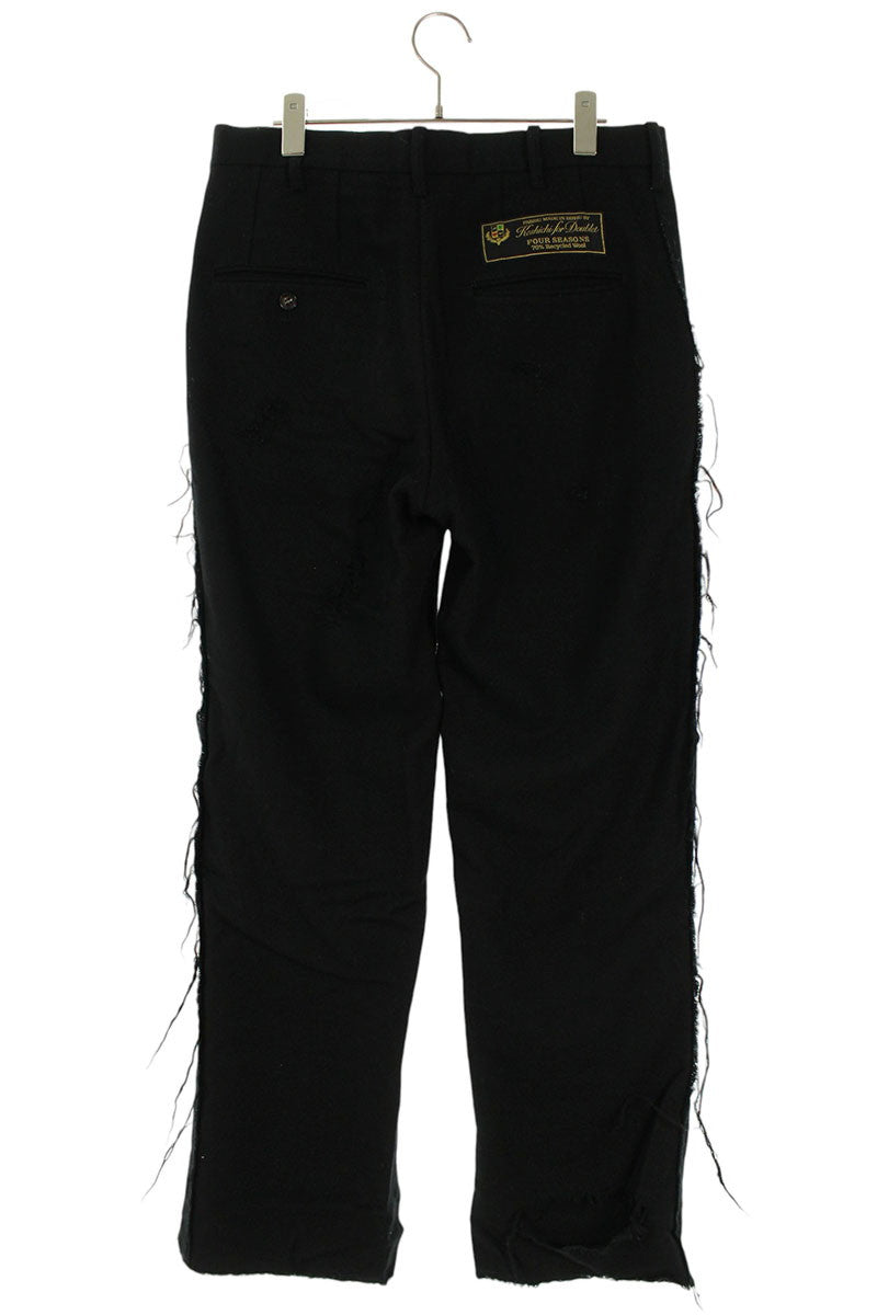 doublet 22SS Recycled Wool Distressed Trousers Size 32