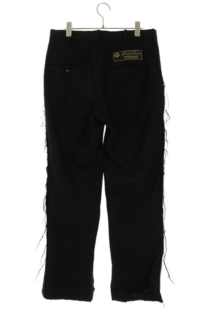 doublet 22SS Recycled Wool Distressed Trousers Size 32