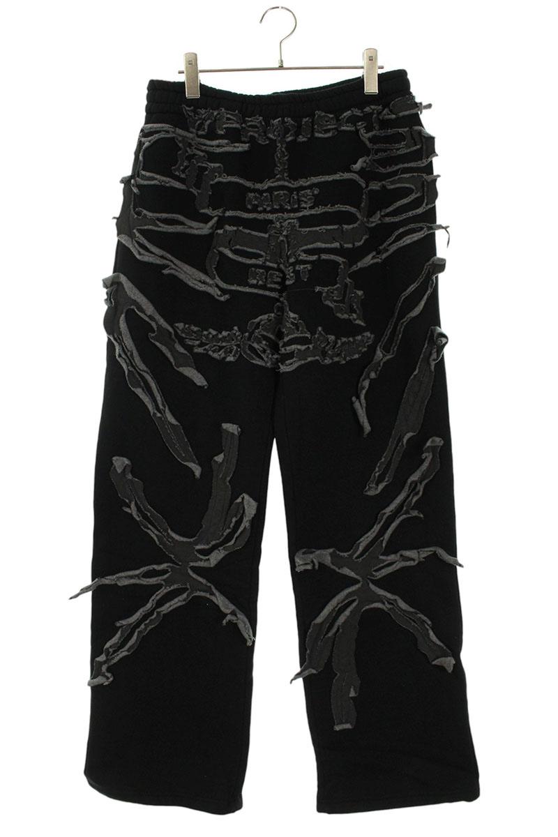 Y/Project Paris Patch Logo Sweat Pants Black Size S