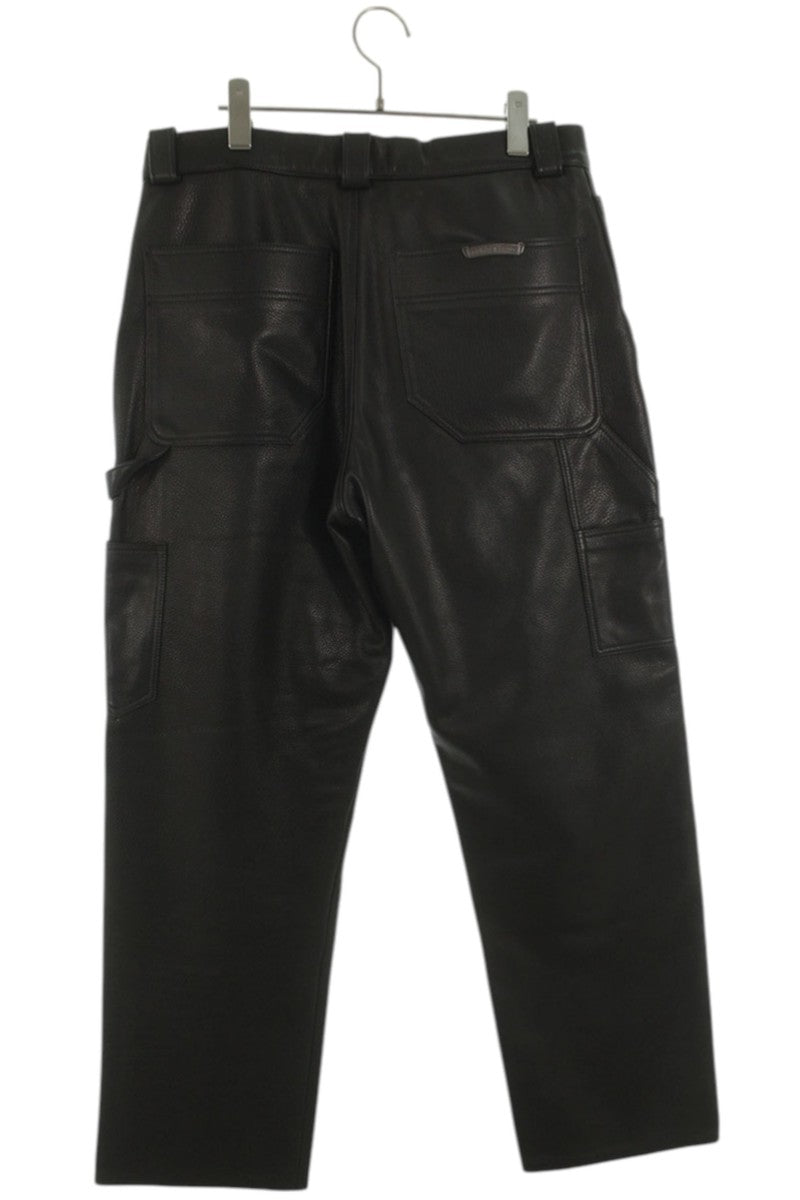 Chrome Hearts CARPENTER DOUBLE KNEE Leather Pants Size 33