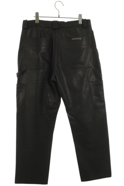 Chrome Hearts CARPENTER DOUBLE KNEE Leather Pants Size 33