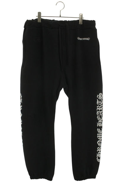 Chrome Hearts SWEAT PANTS Side Logo Print Sweatpants Size 34