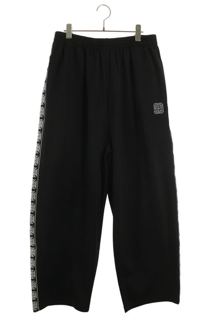 VETEMENTS 26SS Biker Cross Tape Track Pants Black Size 34
