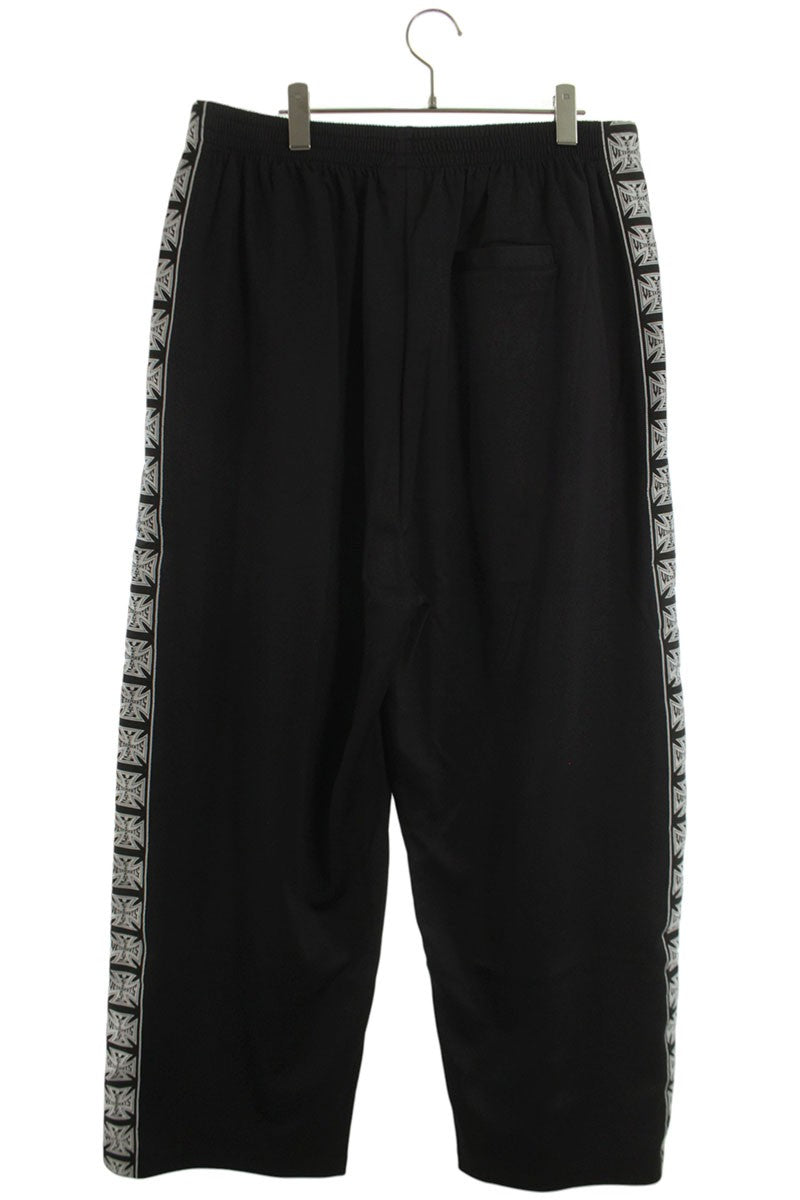 VETEMENTS 26SS Biker Cross Tape Track Pants Black Size 34