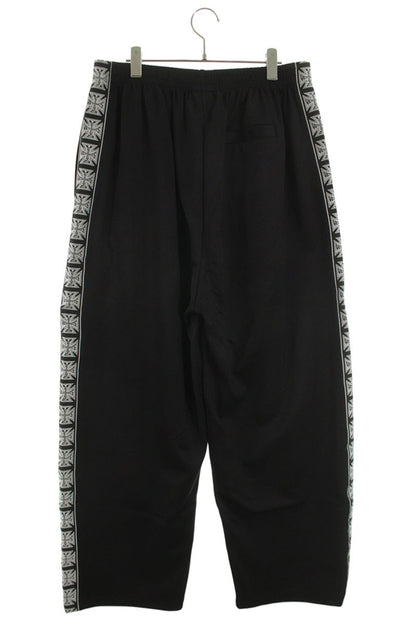VETEMENTS 26SS Biker Cross Tape Track Pants Black Size 32