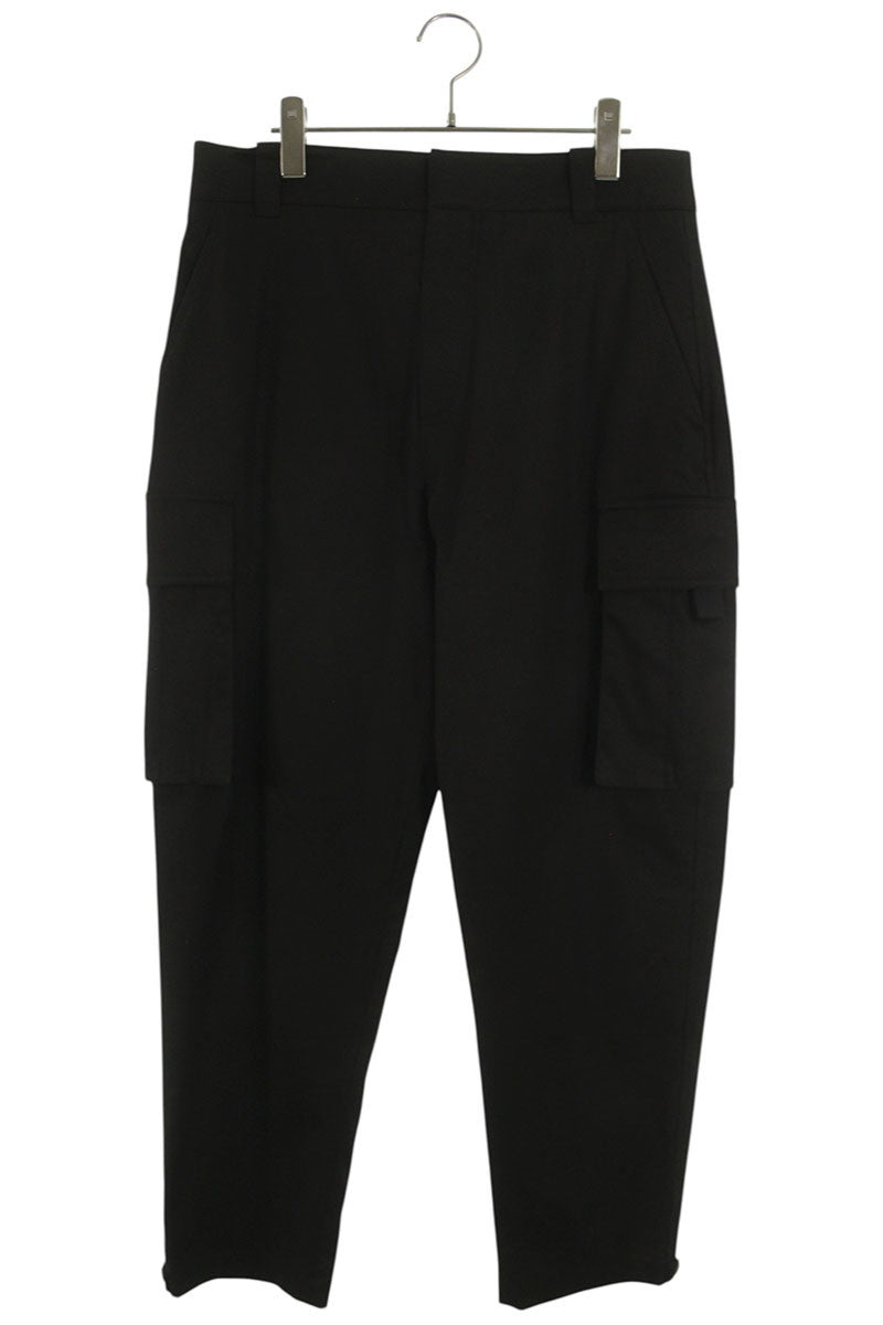 DIOR Cotton Stretch Cargo Pants Black Size 34