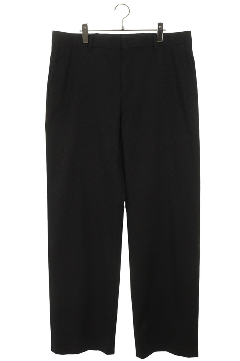 GUCCI 26SS GG Jacquard Wool Slacks Black Size 40