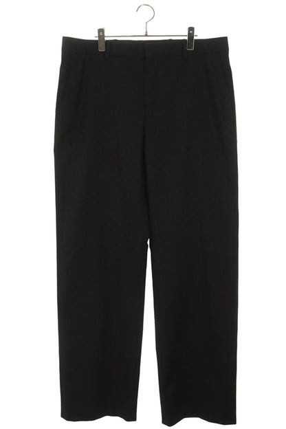 GUCCI 26SS GG Jacquard Wool Slacks Black Size 40