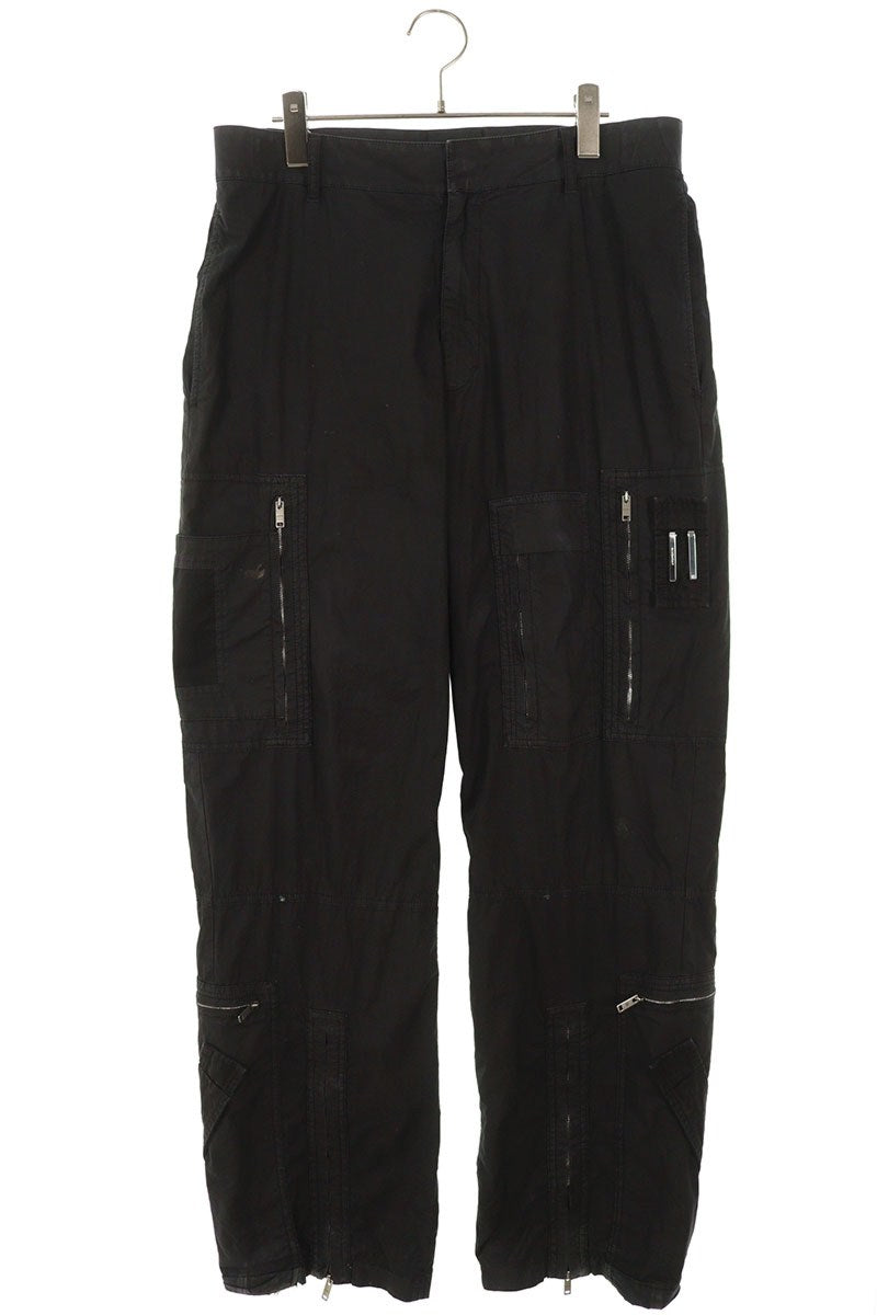 GIVENCHY Cotton Poplin Cargo Pants Black Size 34
