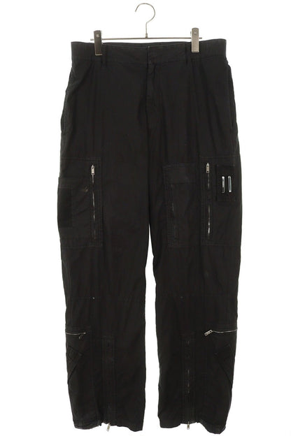 GIVENCHY Cotton Poplin Cargo Pants Black Size 34
