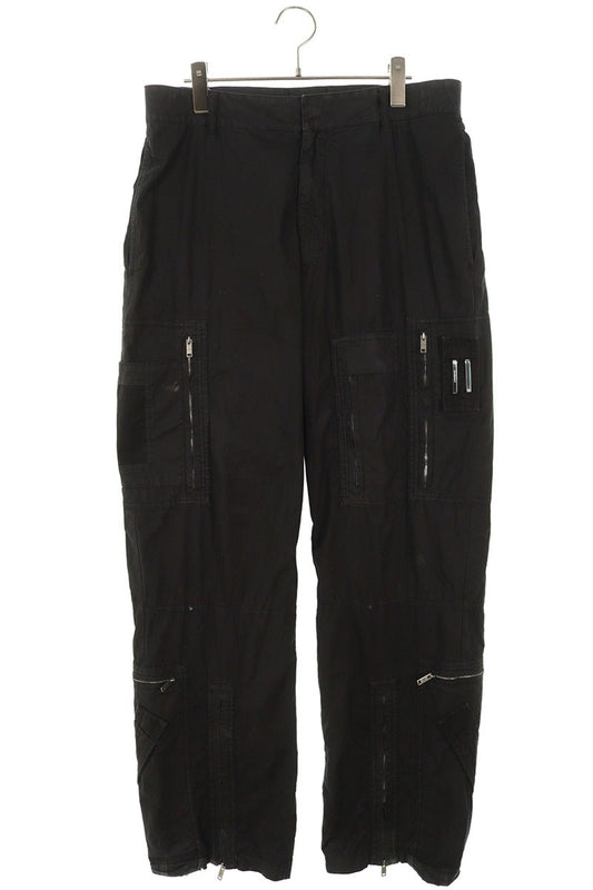 GIVENCHY Cotton Poplin Cargo Pants Black Size 34