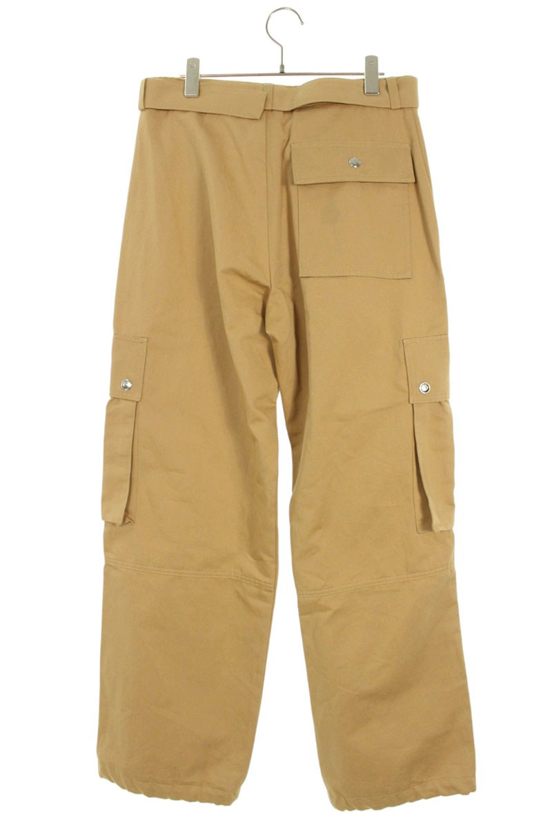 JACQUEMUS 25SS LE CARGO Belted Pants Beige Size 33