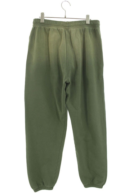 GUCCI GG Logo Embroidered Faded Sweatpants Green Size 30