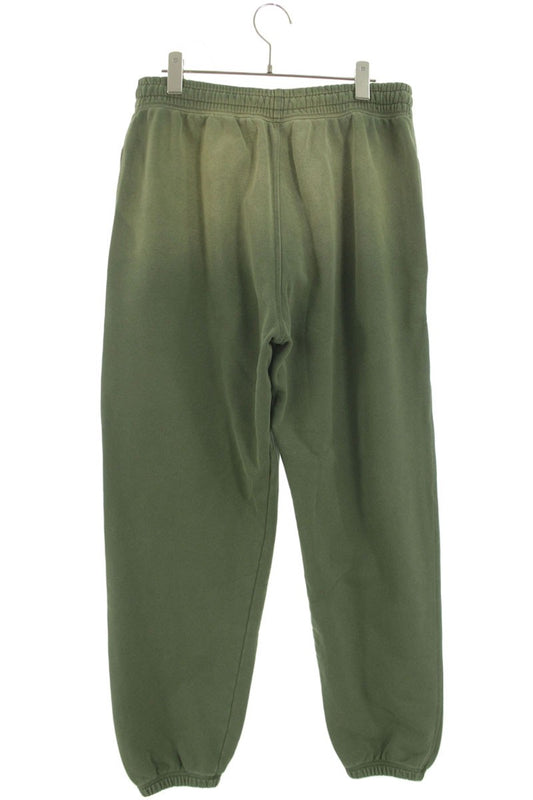 GUCCI GG Logo Embroidered Faded Sweatpants Green Size 30