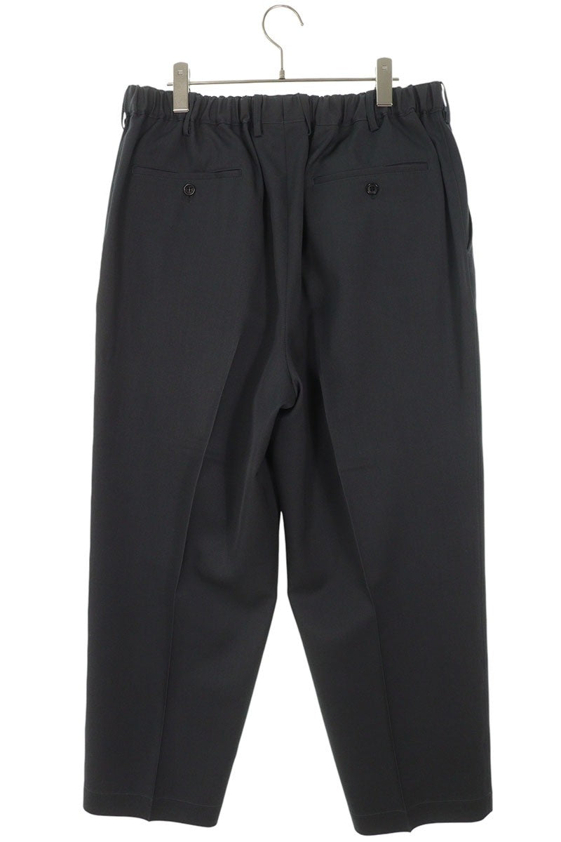 Graphpaper Wool Gabardine Tapered Pants Gray Size 34