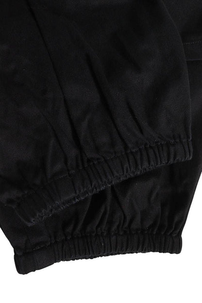 syte Cotton Gabardine Wrap Pants Black Size 34