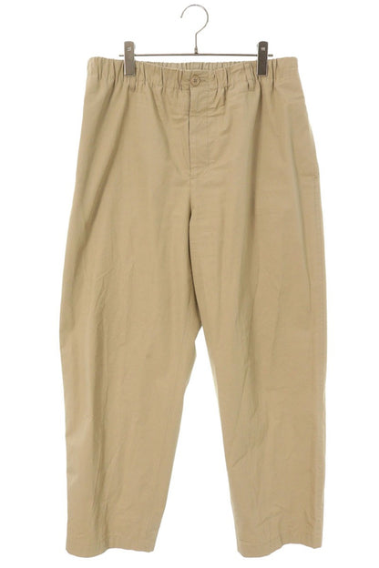 GUCCI Logo Embroidered Chino Pants Beige Size 34