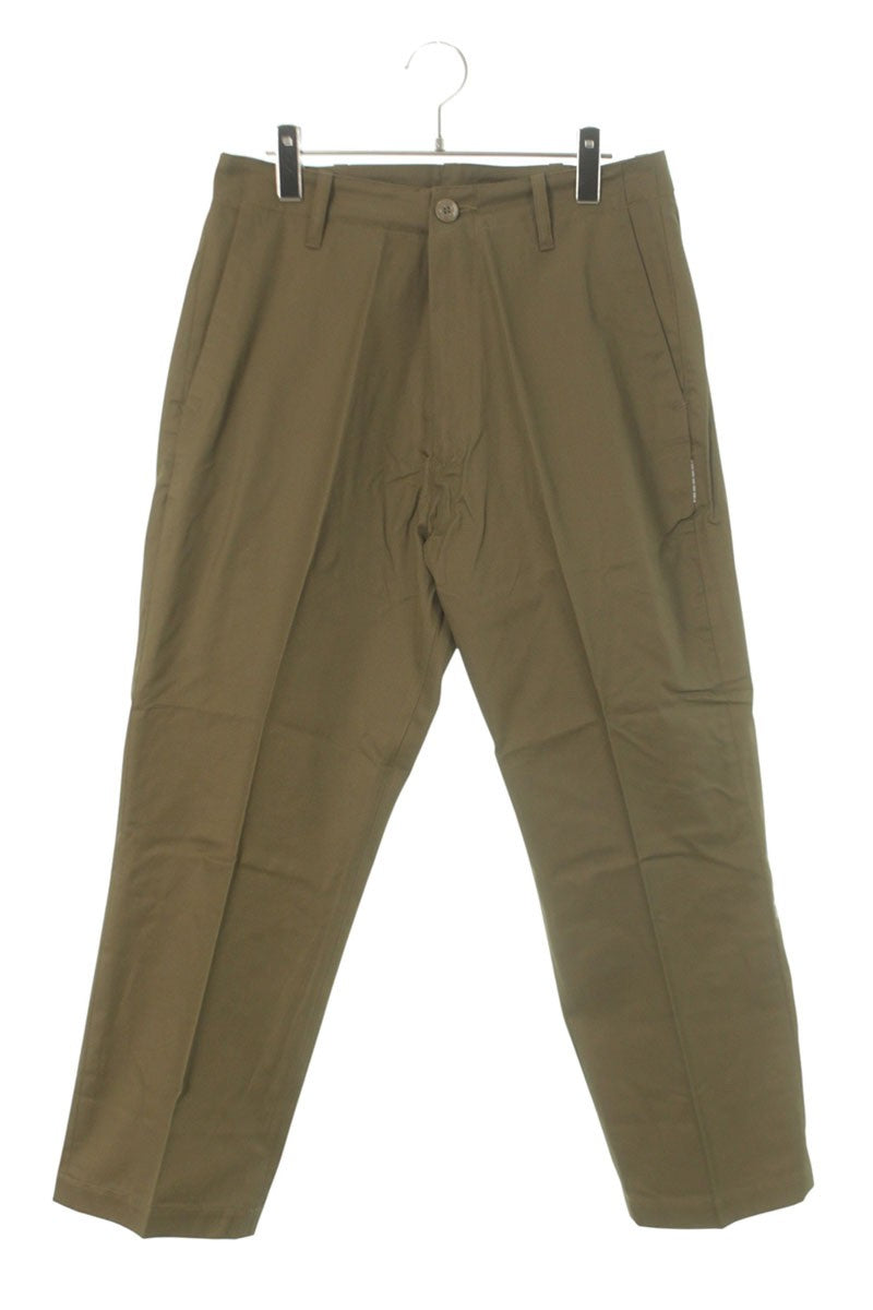 SEQUEL 25SS Logo Print Chino Pants Brown Size 32