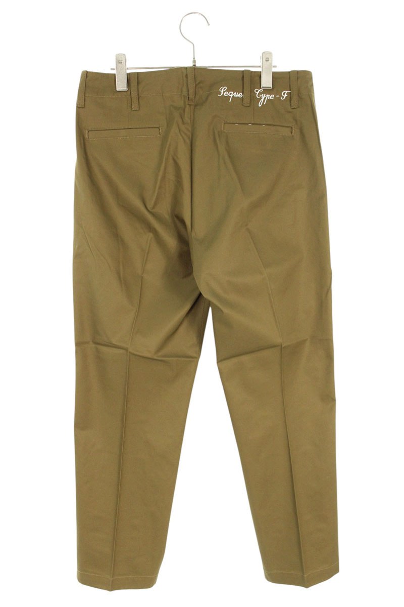 SEQUEL 25SS Logo Print Pants Brown Size 32