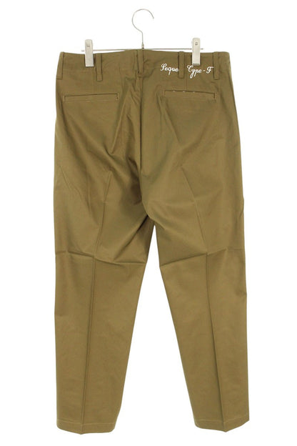 SEQUEL 25SS Logo Print Pants Brown Size 34