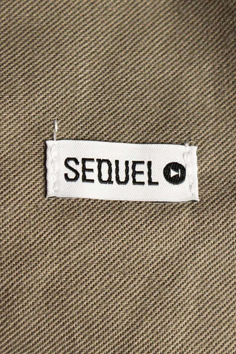 SEQUEL 25SS Logo Print Pants Brown Size 34