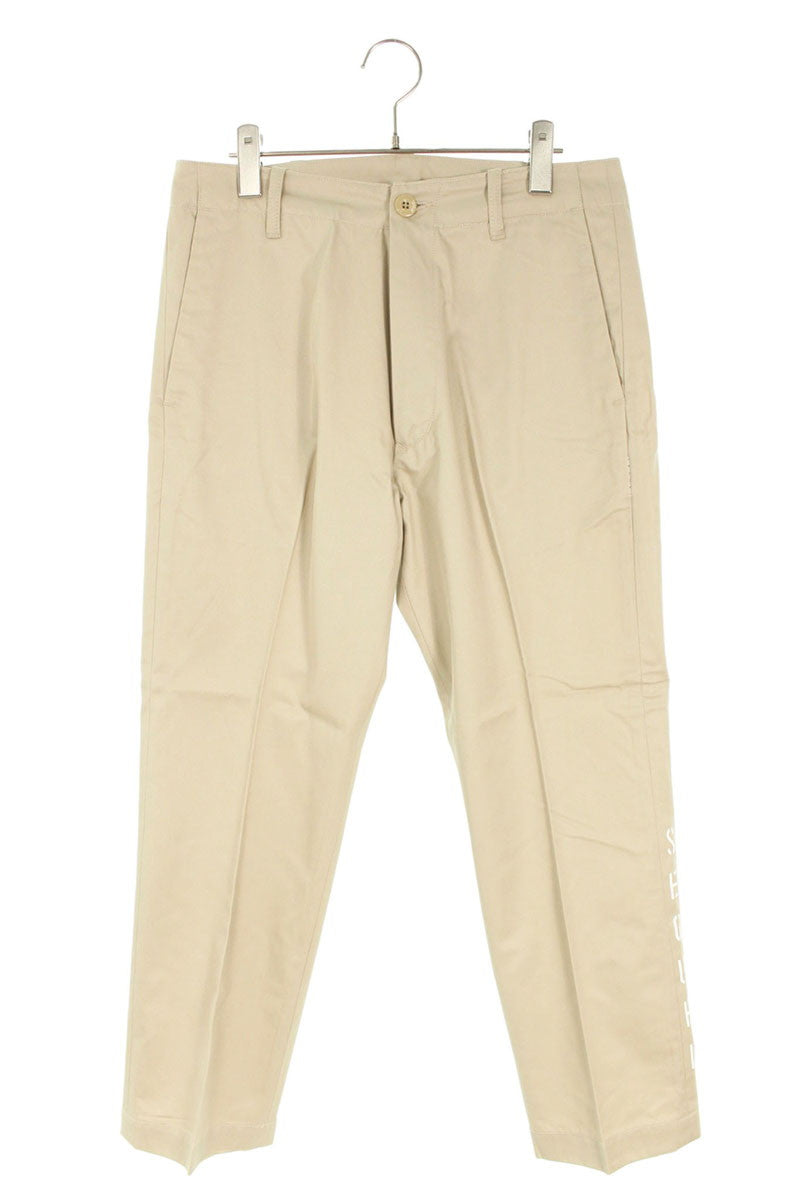 SEQUEL 25SS Logo Print Pants Beige Size 30