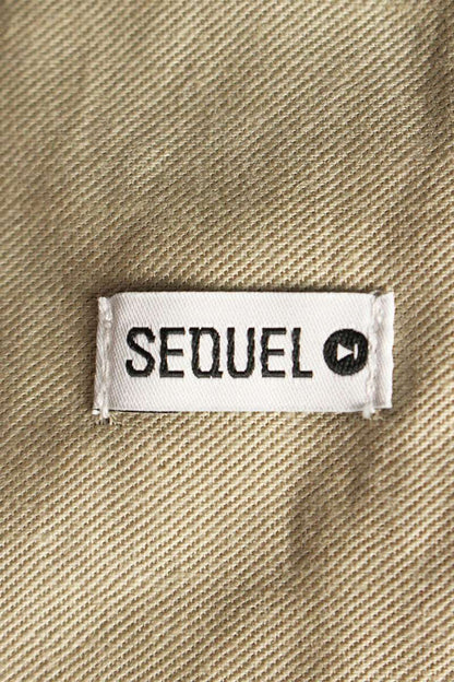 SEQUEL 25SS Logo Print Pants Beige Size 30