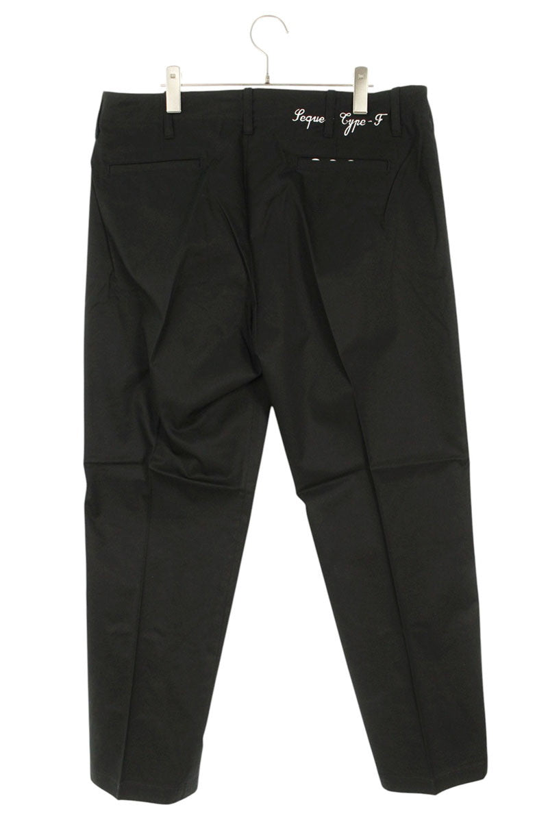 SEQUEL 25SS Logo Print Pants Black Size 30