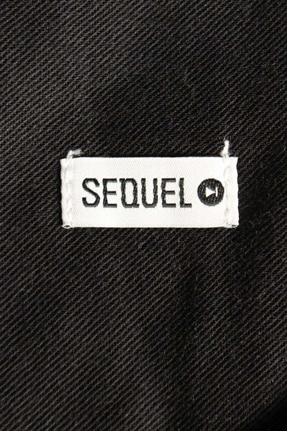 SEQUEL 25SS Logo Print Pants Black Size 30