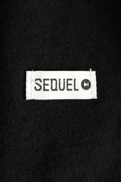 SEQUEL 25SS Logo Embroidered Sweatpants Black Size 36