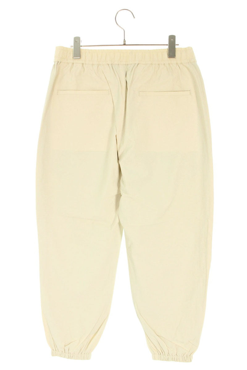 SEQUEL 24AW Logo Embroidered Nylon Pants Beige Size 32