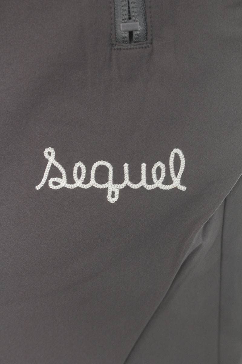 SEQUEL 25SS Logo Embroidered Nylon Pants Gray Size 36